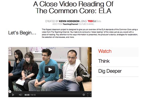 TED Lesson video reading