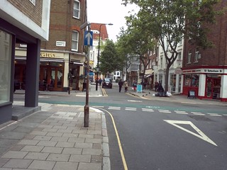 View of whitfield St from Tottenham Street