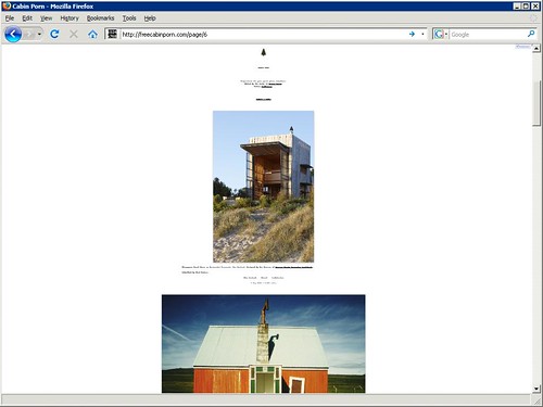 Webseite für Hütten, Schuppen und Baumhäuser. Screenshot