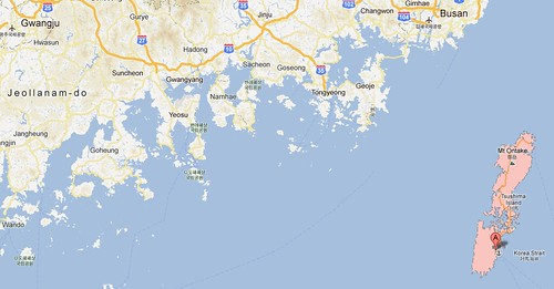 Map of Korea/Tsushima (Daemado)