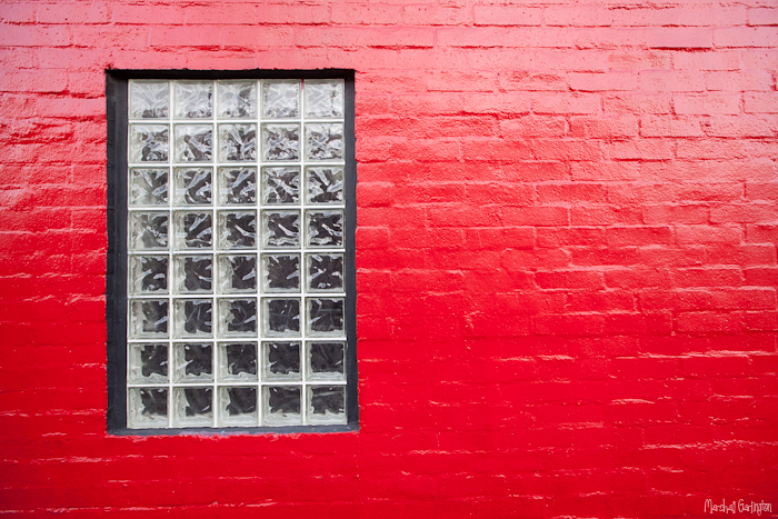 Red with window