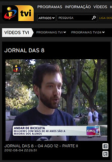 Jornal das 8, TVI, 4/8/2012