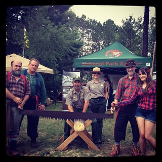 Owlchemy Labs sent Kate to the World Lumberjack Championships