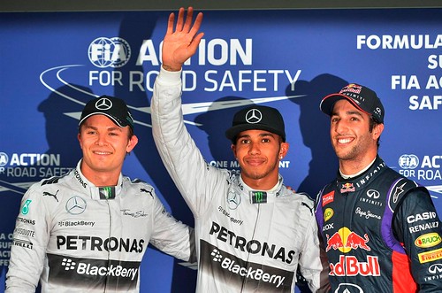 Nico-Rosberg,-poleman-Lewis-Hamilton-y-Daniel-Ricciardo.-F1-World-Championship,-GP-de-Australia,-Clasificacion by saltez