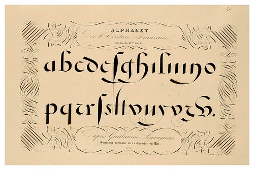011-Alphabet-Album  collection de soixante feuilles d’alphabets historiés 1843- Joseph-Balthazar Silvestre
