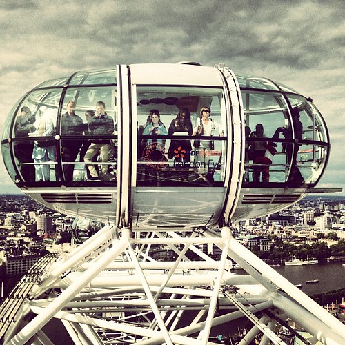 Top of the eye.