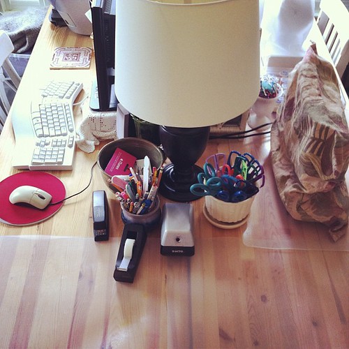a place to create #creativespaces #studio #organizedmess #interiors #unschooling
