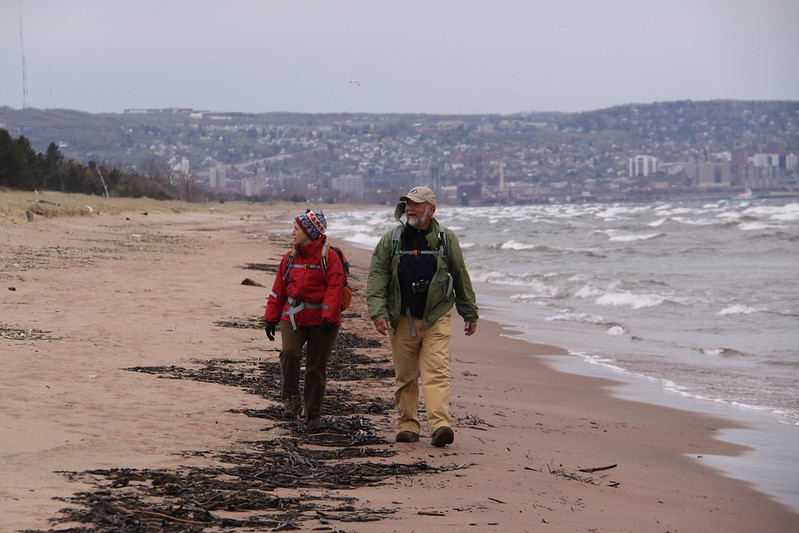 Mike Link and Kate Crowley begin their journey around Lake Superior