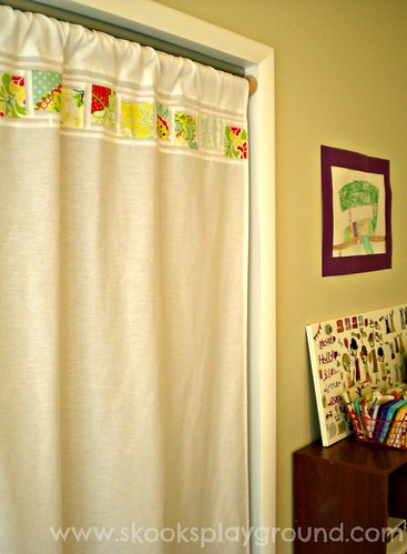 Sewing Room Closet Curtain