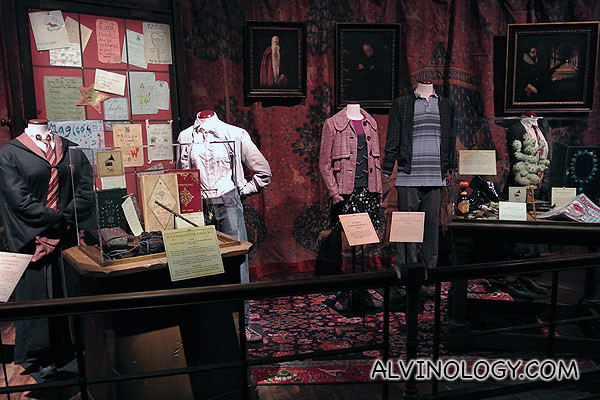 Movie costumes worn by the original cast of Harry Potter