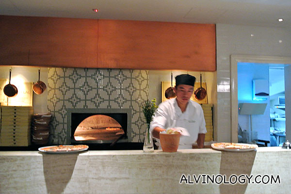 Pizzas are their signature, hence the traditional open stove