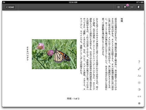 Vertical Japanese text on Kobo for iOS