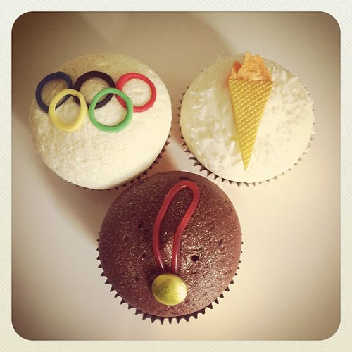 London 2012 Olympic cupcakes