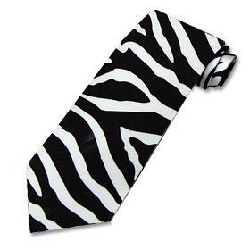 Zebra Print Tie