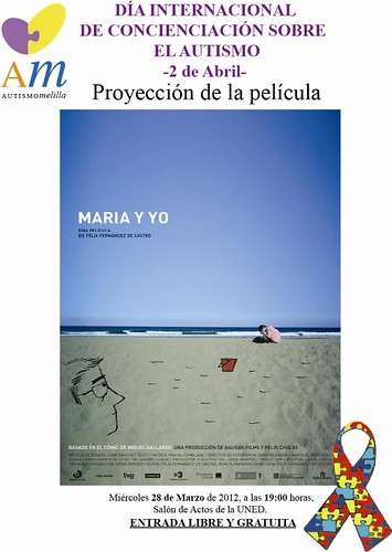 cartel María y yo Autismo Melilla