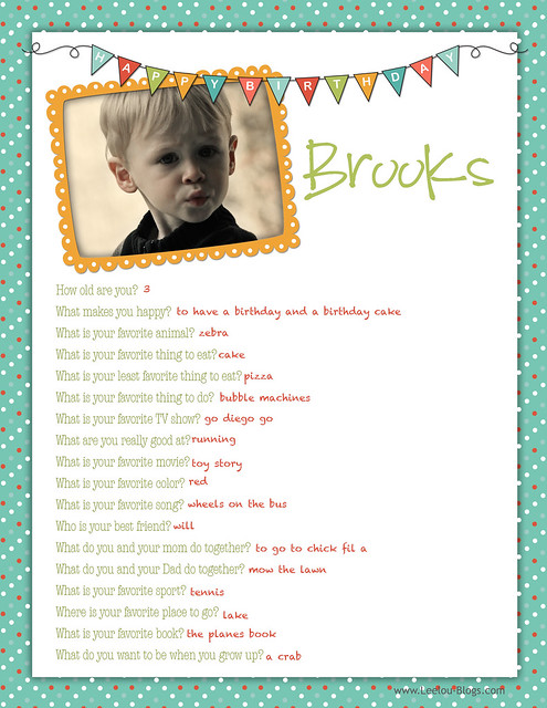 brooks 3yo questions