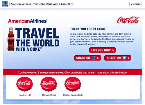 My Answers to an American Airlines Facebook promo