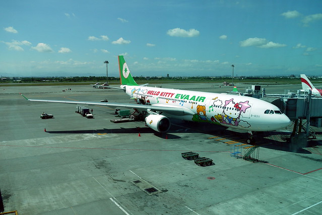 台北飛往仙台的Kitty機