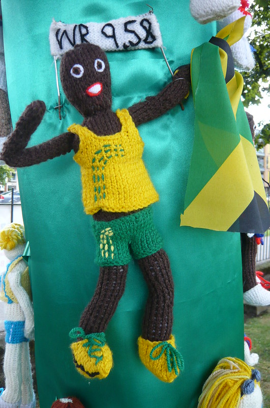 Look! It's A Knitted Usain Bolt!