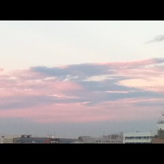 【写真】夕焼け。 Sunset. #夕焼け #空 #雲 #sky #cloud  #sunset
