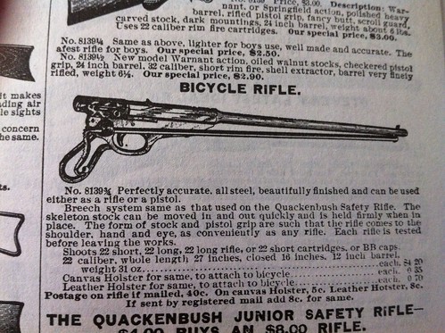 Bicycle rifle