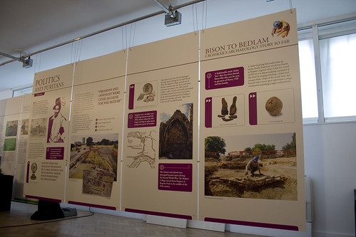 Crossrail archaeology exhibition