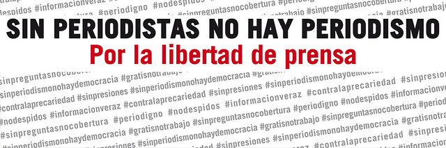 Imagen creada por la Federación de Asociaciones de Periodistas de España (FAPE) con motivo del Día Mundial de la Libertad de Prensa