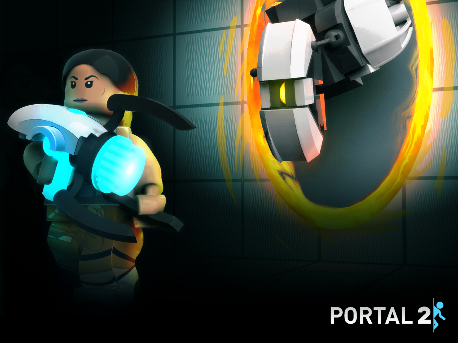 Lego Glados Portal 2 Instructions