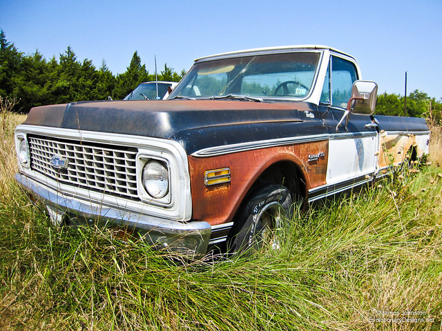 Abandoned 60s Chevrolet Custom/10 Deluxe Truck