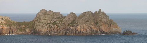 View from Minack Theatre - Looking towards Logan's Rock by Stocker Images