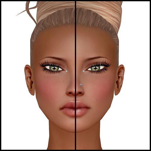 Saga before and after lipgloss