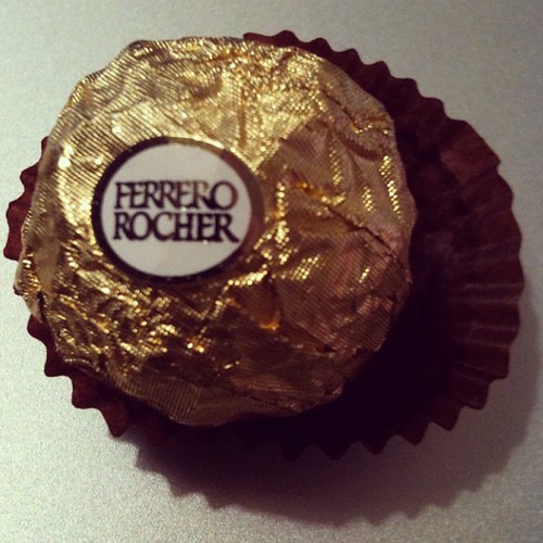 One of my favourite #chocolate treats. #FerreroRocher #365