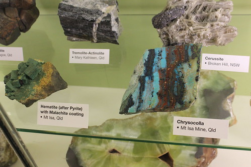 Mount Isan rocks in the Brisbane museum