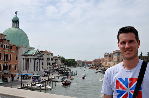 Rob overlooking the Grand Canal