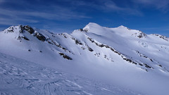 Monte Cevedale (3769m) z podejcia na Palon de la Mare (3703m)