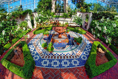 Curved Mosaic Garden by DisHippy