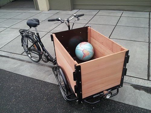 Icicle Tricycle Cedar Cargo Bike holds the World! by portlandpedalworks