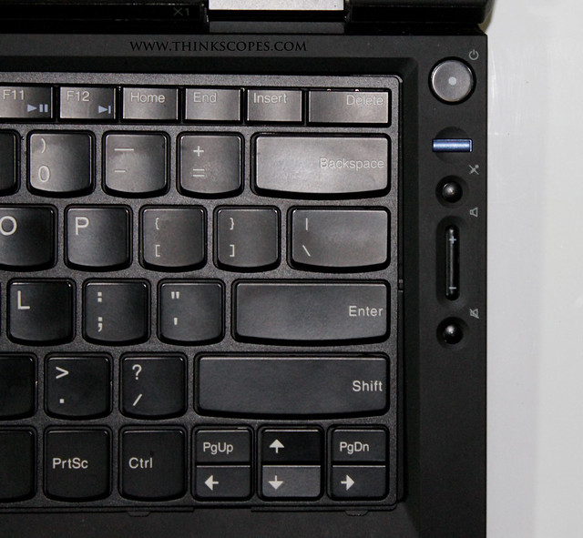 ThinkPad X1 power button