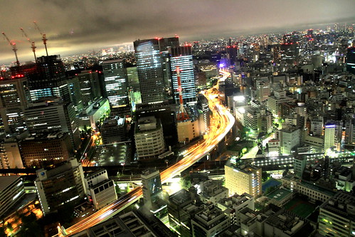 Night City from Mandarin Oriental Tokyo Premier Grand Room