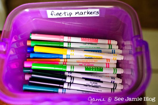 homeschool supplies markers