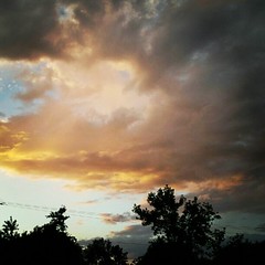 #storm #sky #summer #sunset