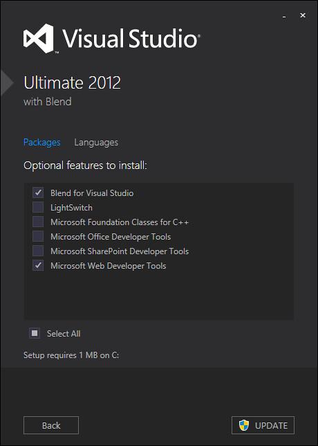 Visual Studio 2012 Install