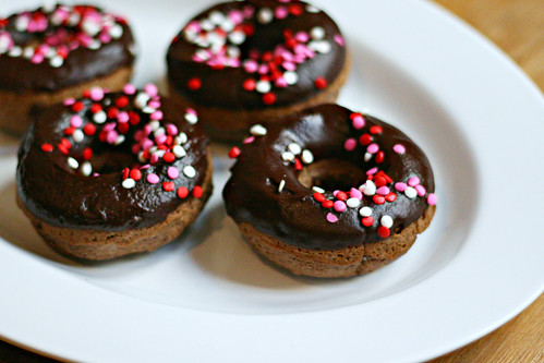 double chocolate doughnuts