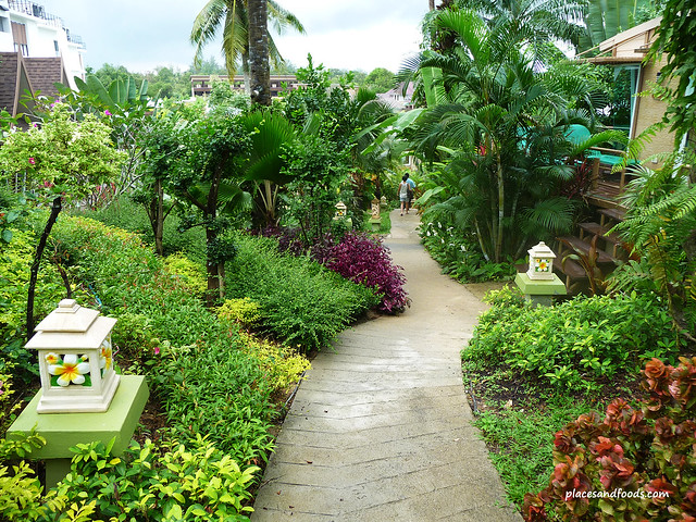 palm paradise resort krabi walkway