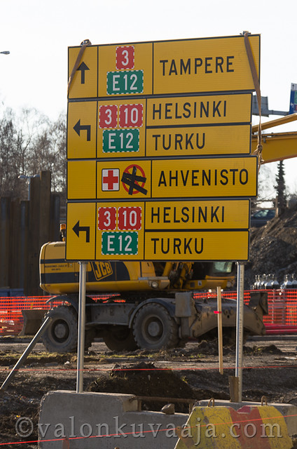 Moottoritien kate Hämeenlinnassa