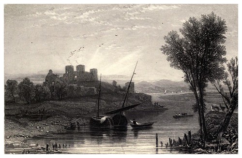003-Castillo de Rhuddlan en el rio Clwyd-Wanderings and excursions in North Wales (1853)- Thomas Roscoe
