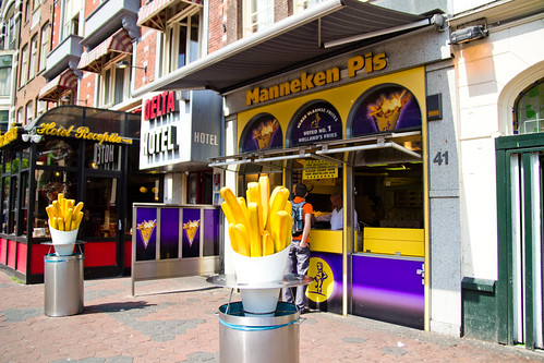 Manneken Pis in Amsterdam