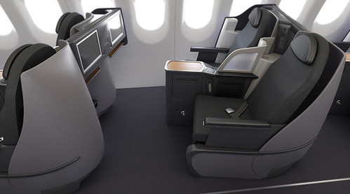 American Airlines A321 transcon business class