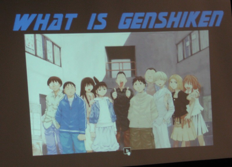 A slide from Viga's Genshiken panel