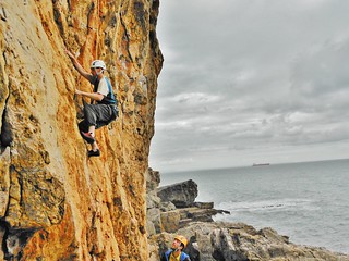 Dennis Climbing Adamastor